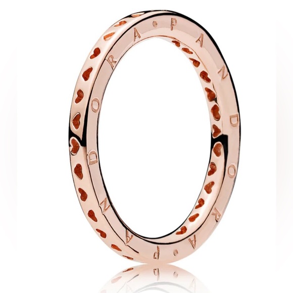 Pandora Rose Hearts Ring - Picture 1 of 7